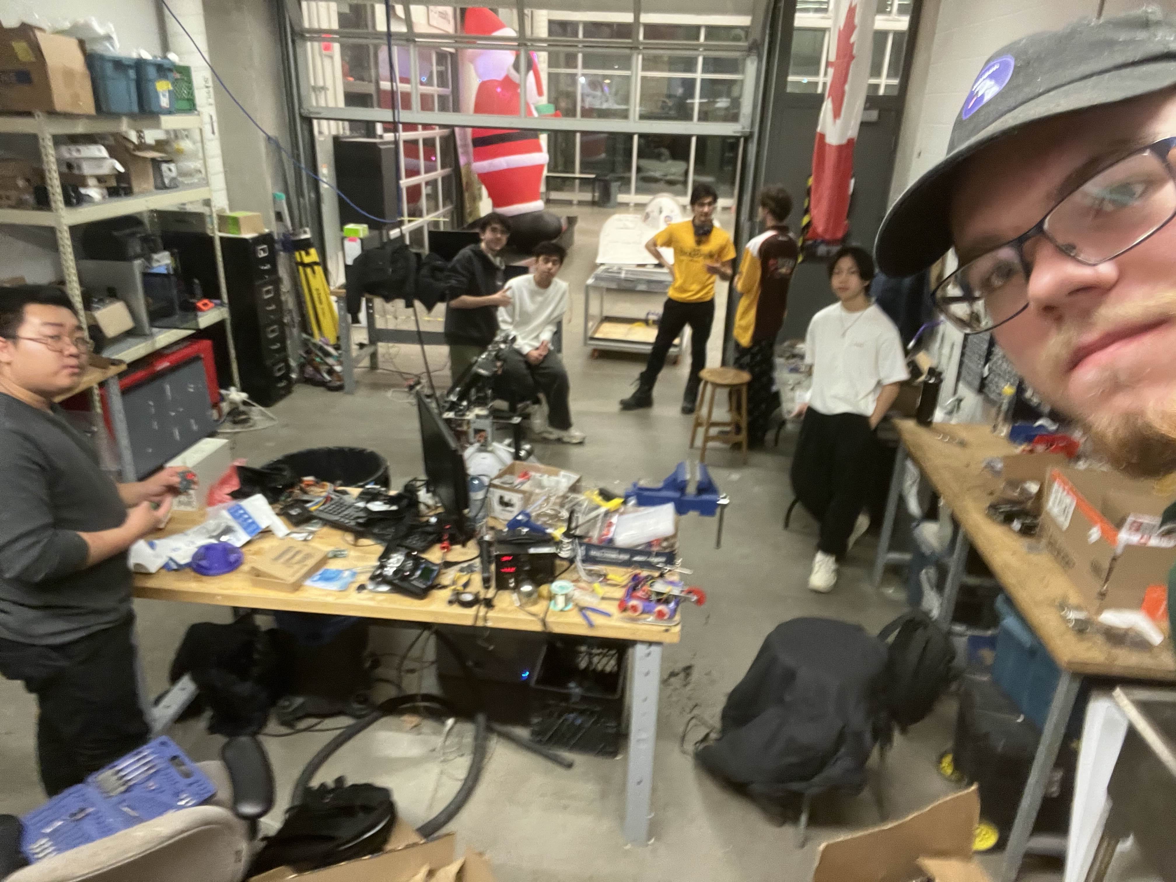 The Team in the Design Bay